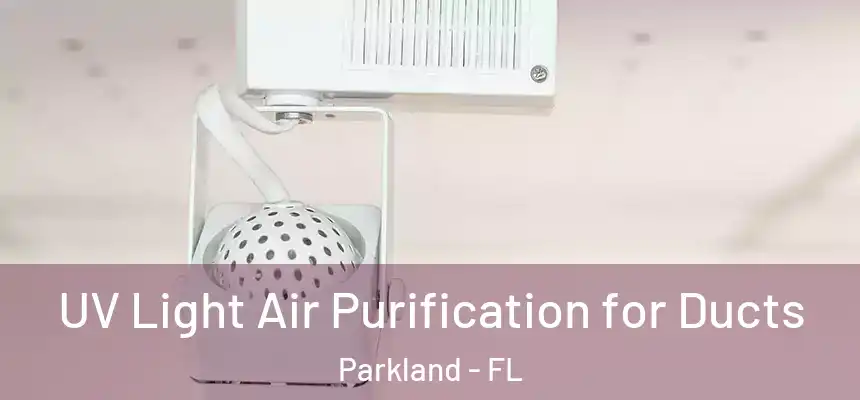 UV Light Air Purification for Ducts Parkland - FL